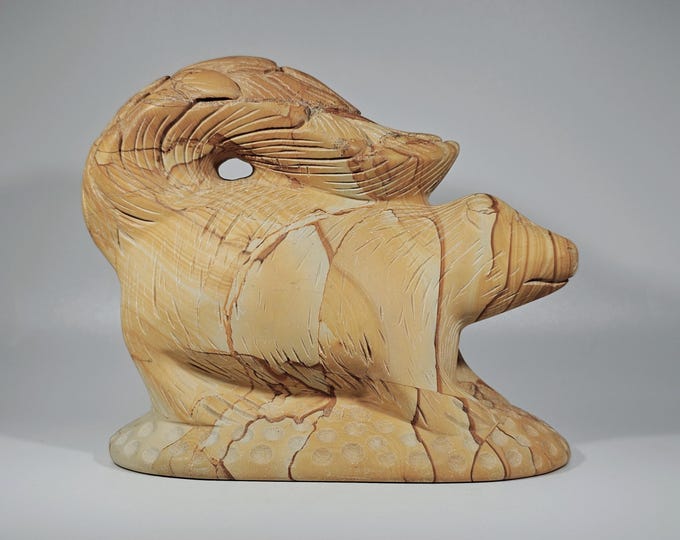 Picture Jasper Skunk Carving