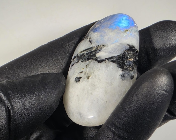 Rainbow Moonstone Palm Stone