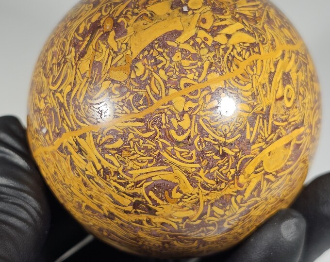 60mm Calligraphy Jasper Sphere