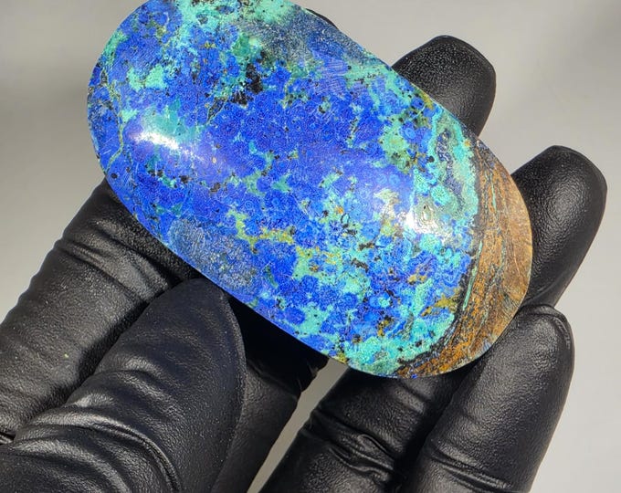 Azurite Palm Stone