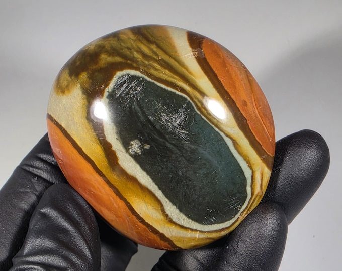Polychrome Jasper Palm Stone