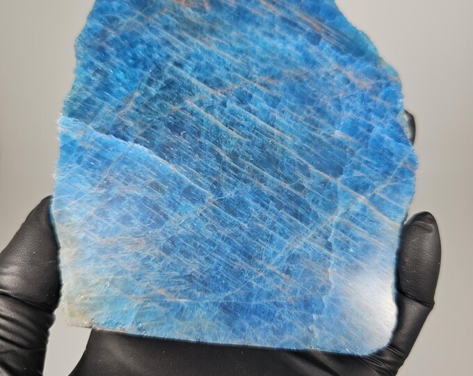 Blue Apatite Slab