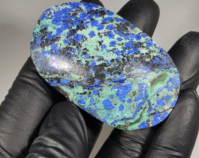 Azurite Palm Stone