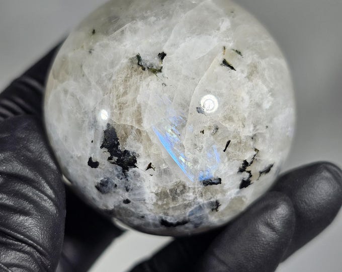 46mm Rainbow Moonstone Sphere