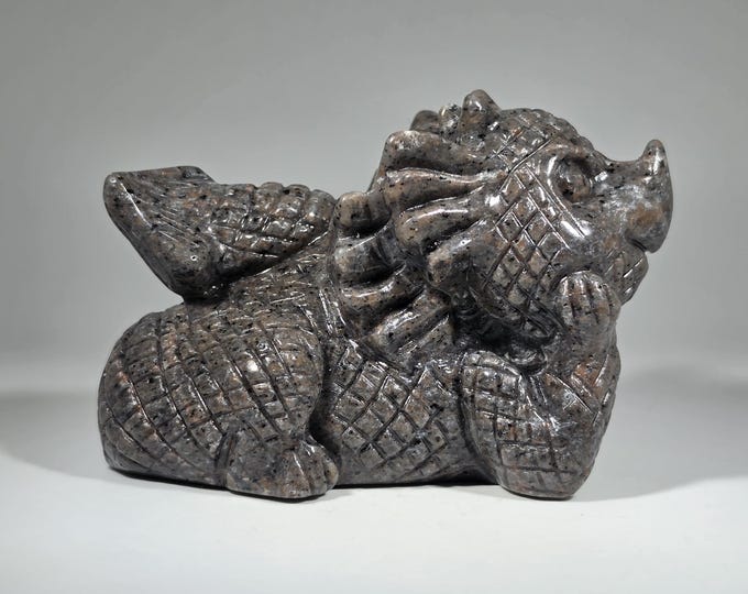 Yooperlite Dragon Carving