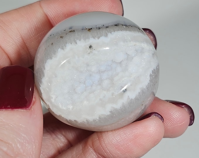 33mm Druzy Agate Sphere