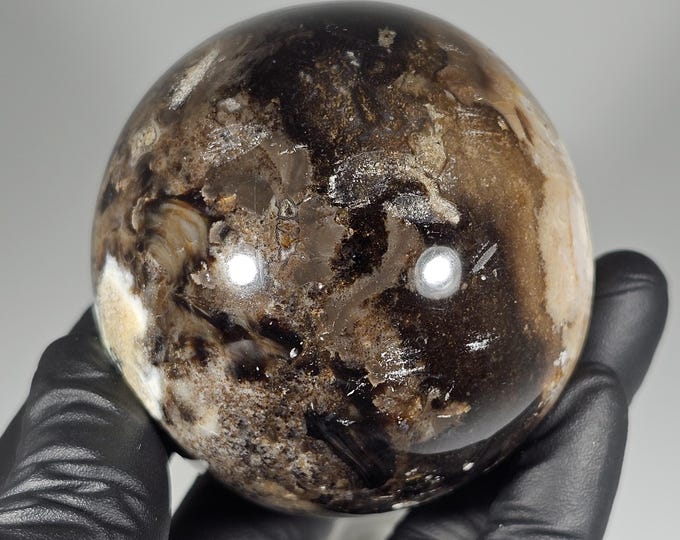 57mm Chocolate Opal Sphere