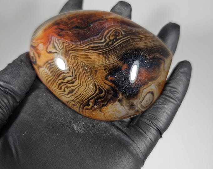 Sardonyx Palm Stone