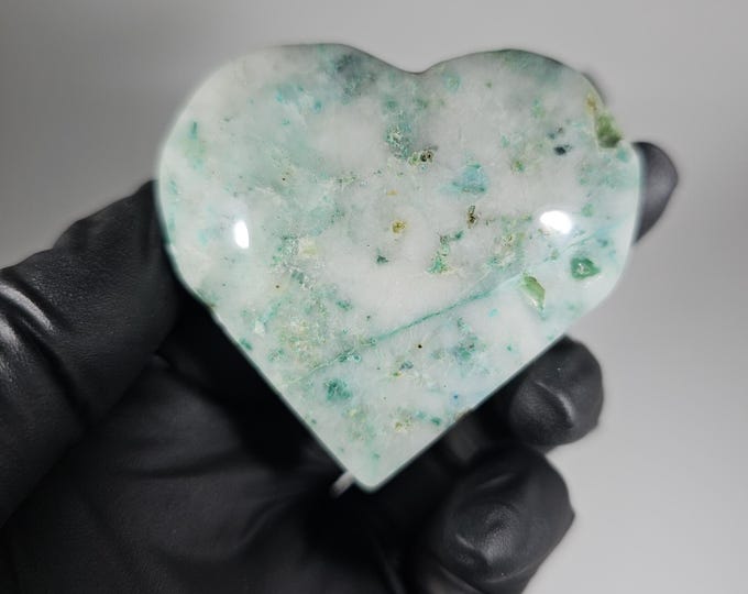 Phoenix Stone Heart Palm Stone