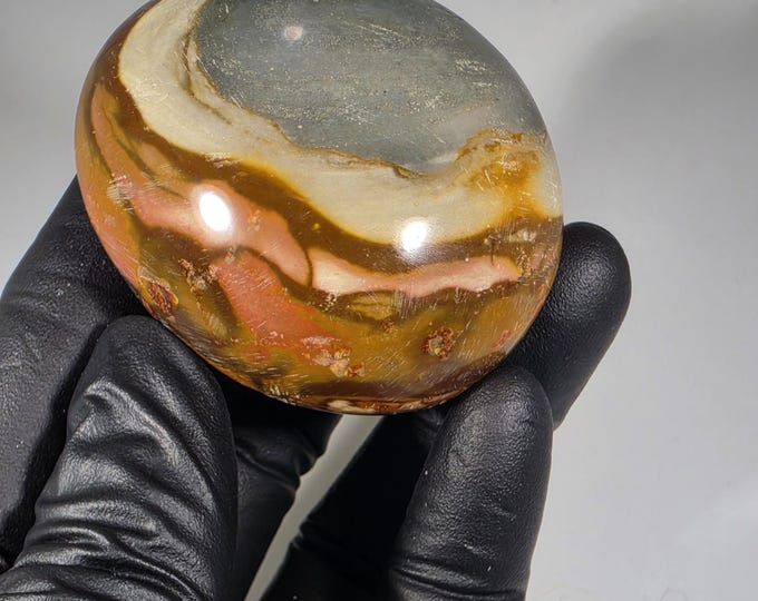 Polychrome Jasper Palm Stone