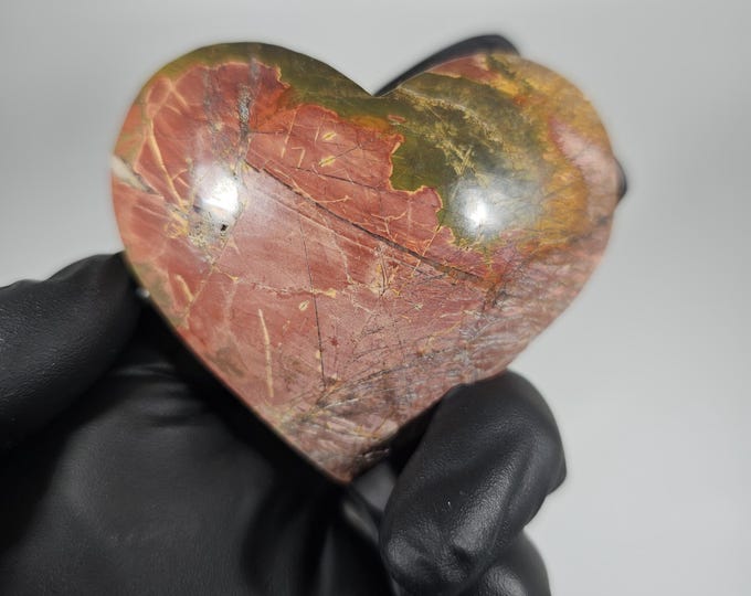 Cherry Creek Jasper Heart Carving