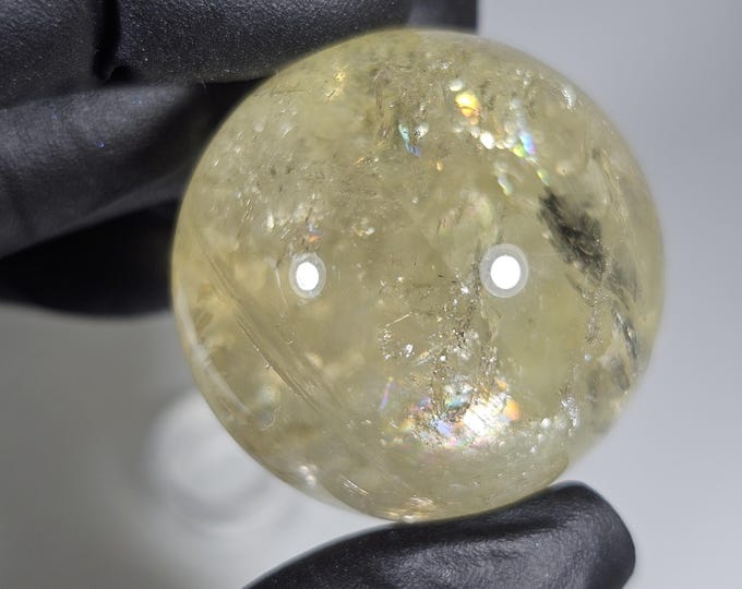 32mm Citrine Sphere