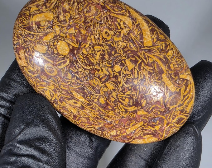 Calligraphy Jasper Palm Stone