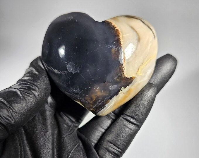 Volcano Agate Heart