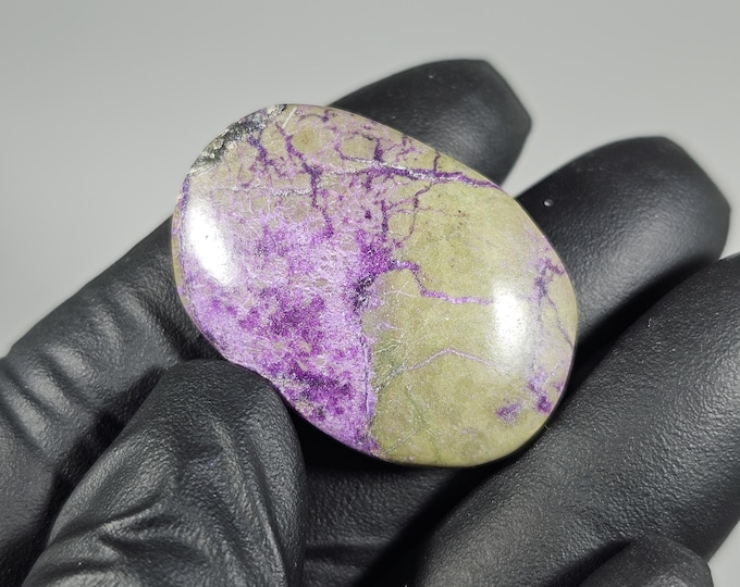 Small Atlantisite in Stichtite Palm Stone