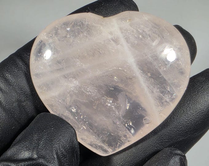 Rose Quartz Heart Stone