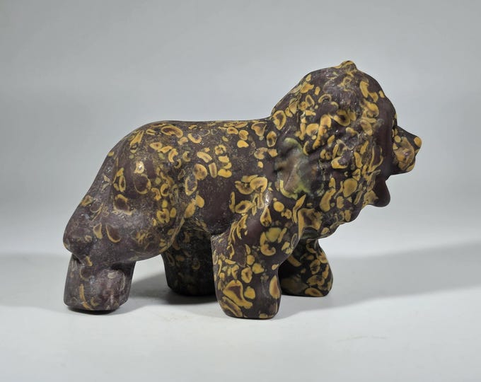 Ajooba Jasper Lion Carving