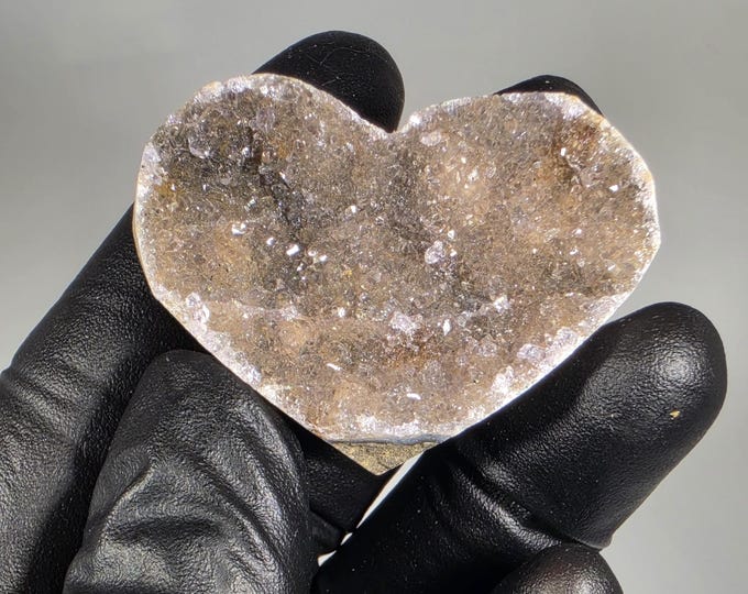 Amethyst Heart Carving