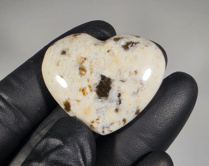 Ocean Jasper Heart Stone