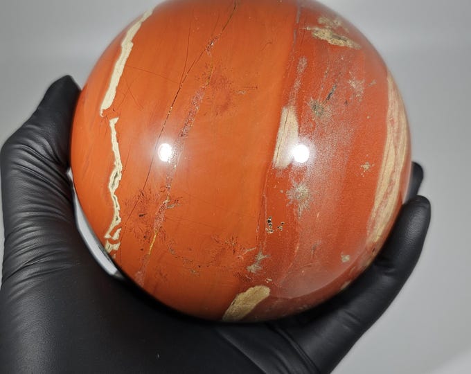 99mm Red Jasper Sphere