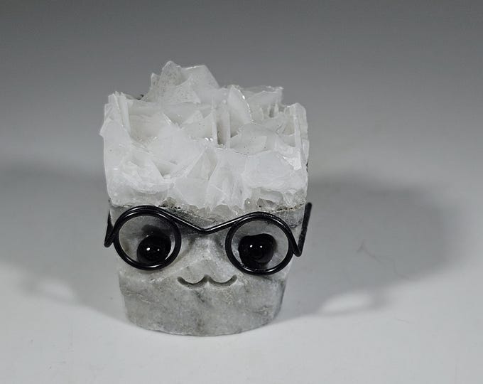 Angel Wing Calcite Pet Rock Carving