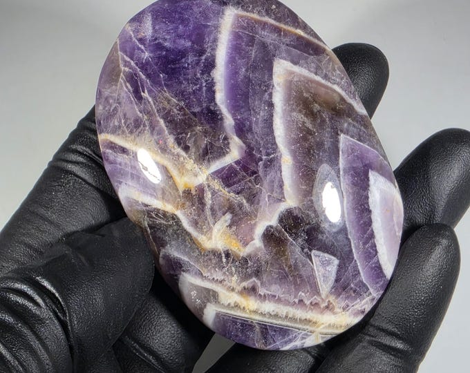 Dream Amethyst Palm Stone *Imperfect