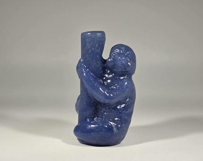 Blue Aventurine Sloth Carving