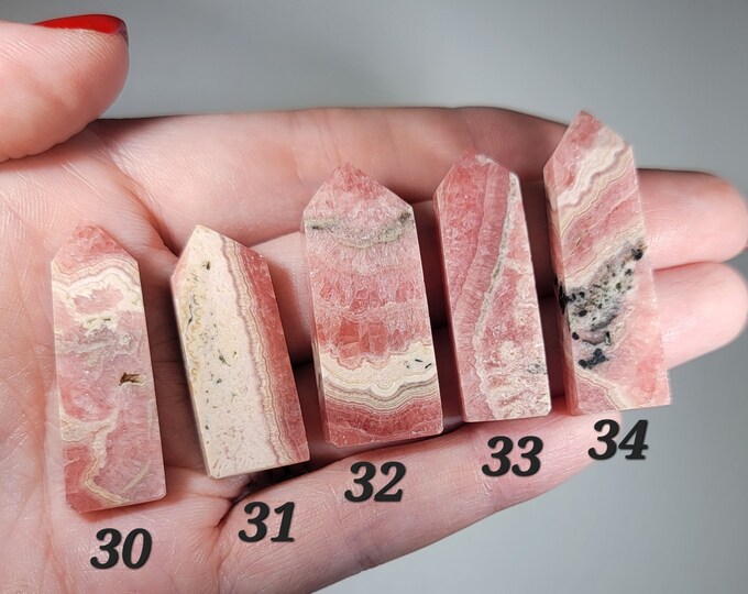 Your Choice Mini Rhodochrosite Tower