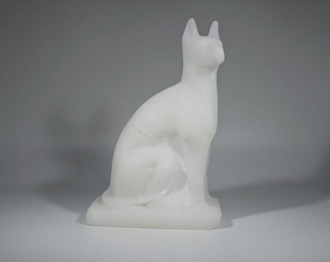 White Jade Dog Carving 4" Tall