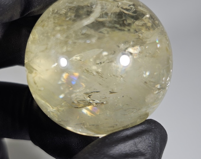 34mm Citrine Sphere