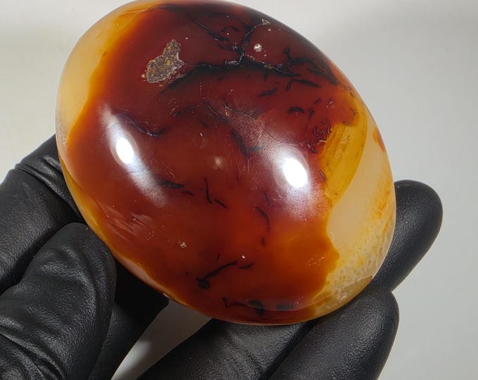 Carnelian Palm Stone *Imperfect