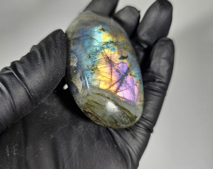 Labradorite Palm Stone