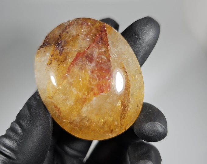 Golden Healer Palm Stone