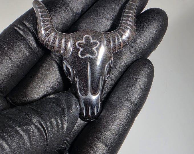 Terahertz Cow Head Carving
