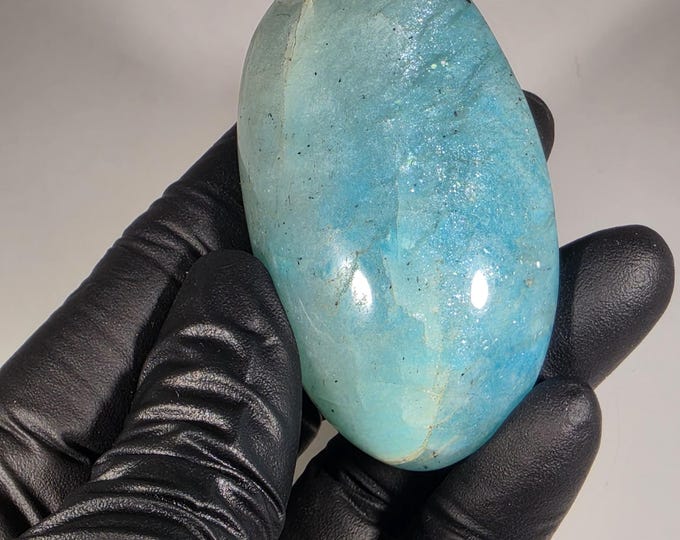 Amazonite Palm Stone