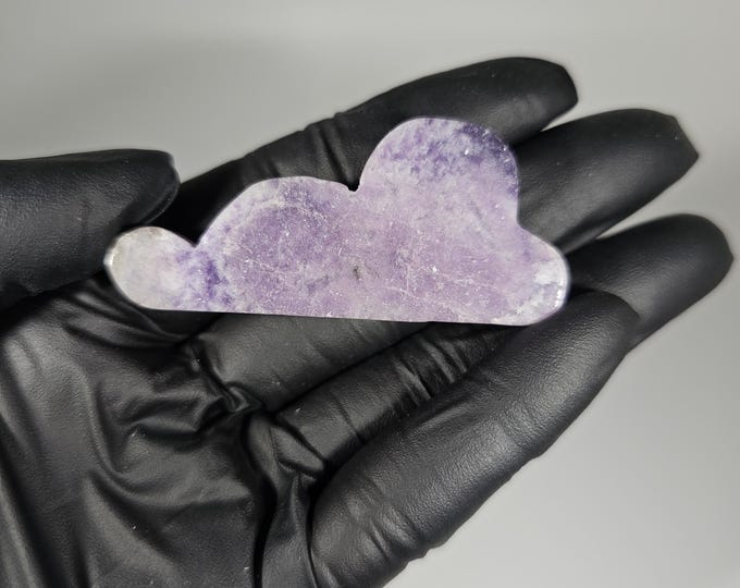 Small Lepidolite Cloud Carving