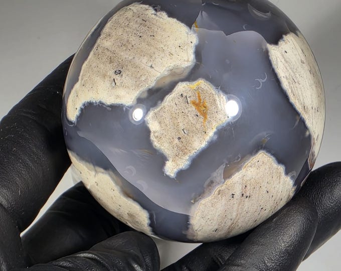 55mm Football Agate Sphere
