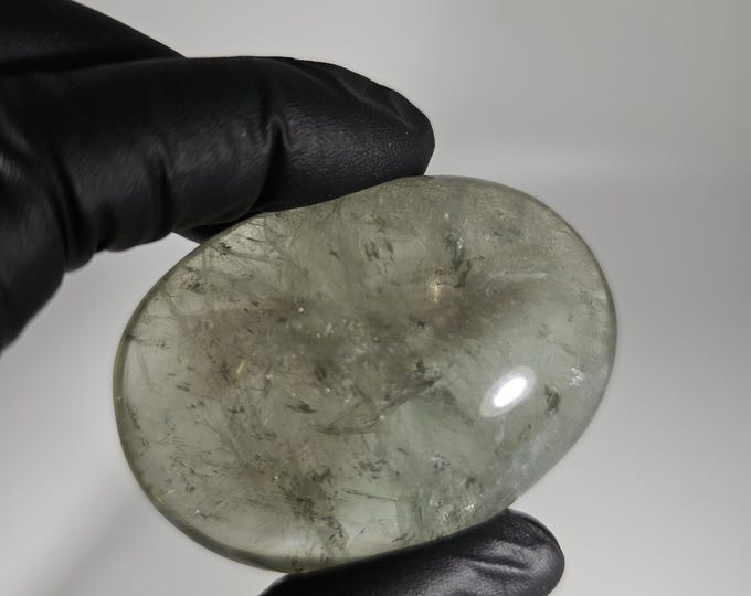 Green Amethyst Palm Stone Prasiolite