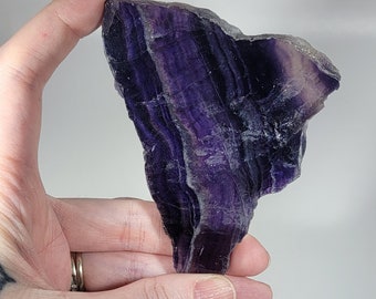 Beautiful Rainbow Fluorite Slab/Slice