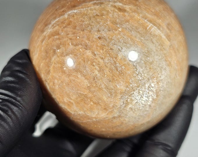 62mm Peach Moonstone Sphere