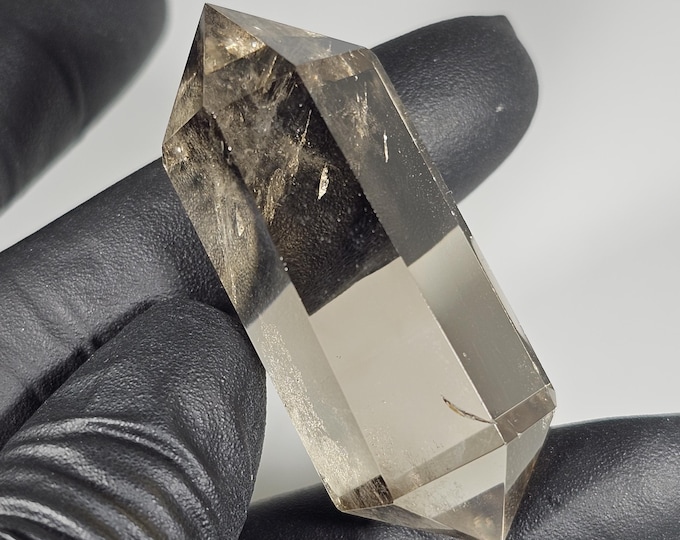 1.7" Smoky Quartz Double Point Tower