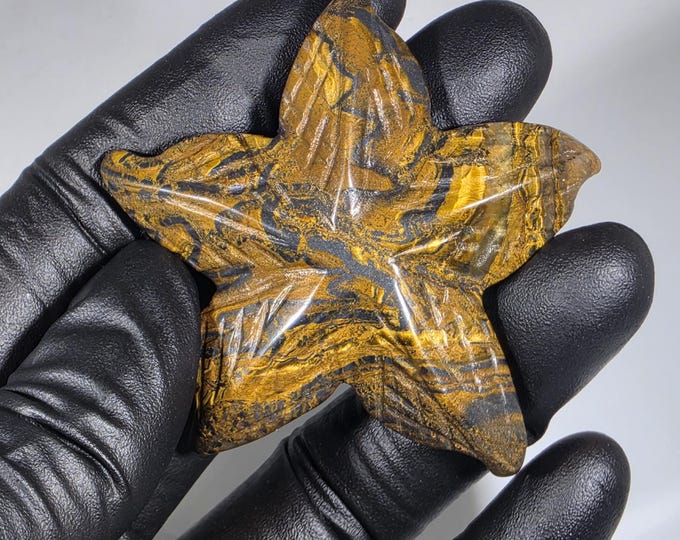 Tigerseye Starfish Carving