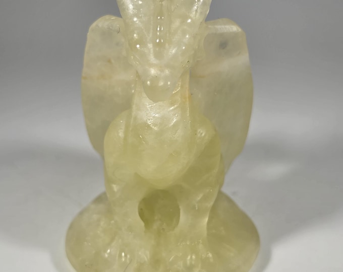 Citrine Dragon Carving
