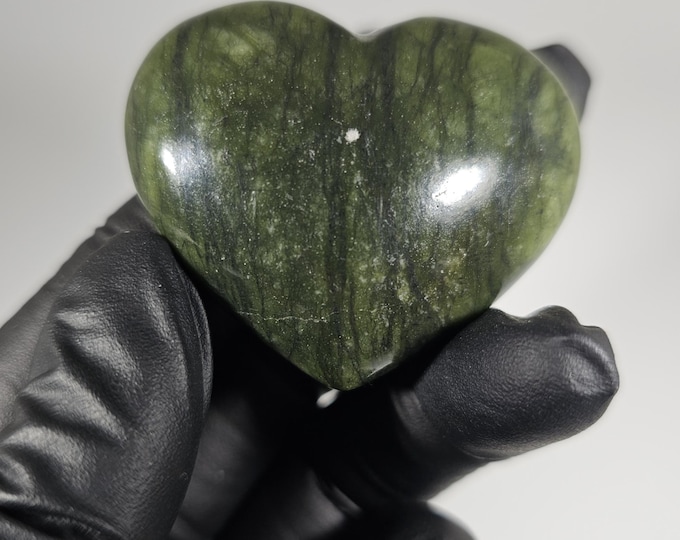 Green Jade Heart *Imperfect