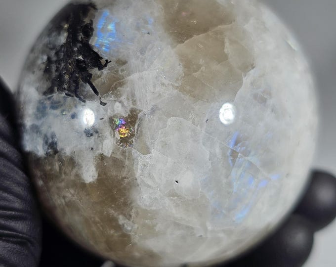 46mm Rainbow Moonstone Sphere