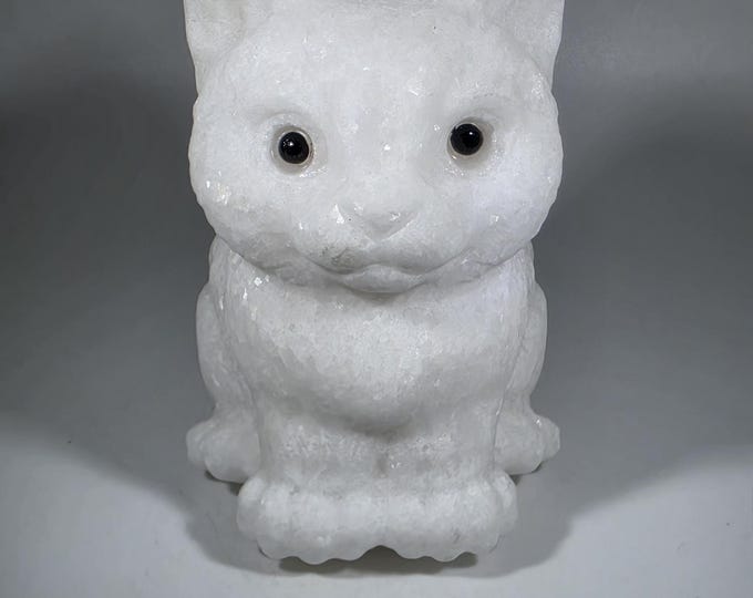 White Jade Cat Carving