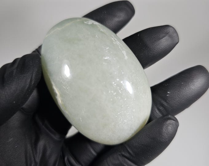Green Moonstone Palm Stone