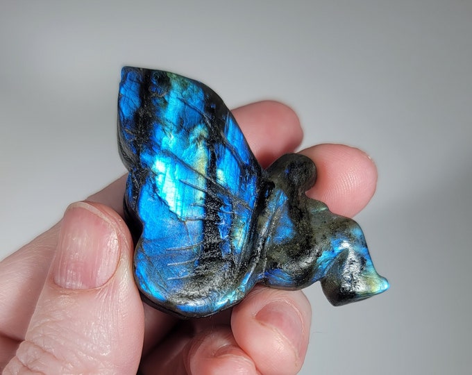 Labradorite Fairy Carving