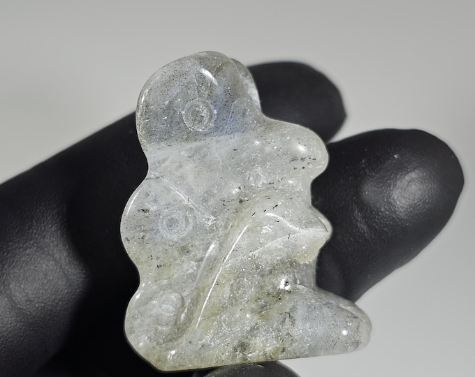 Mini Labradorite Fairy Carving