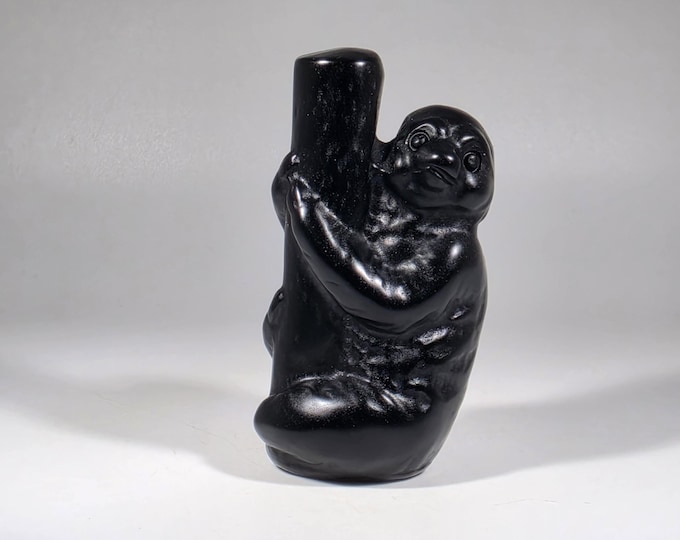 Obsidian Sloth Carving